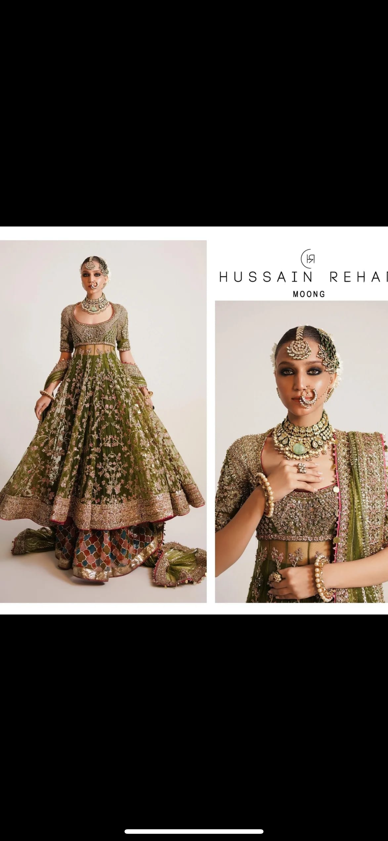 Hussain Rehar Bridal maxi frock