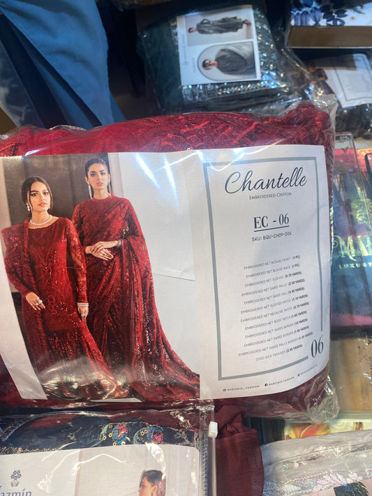 Chantelle Baroque Red Mehroon